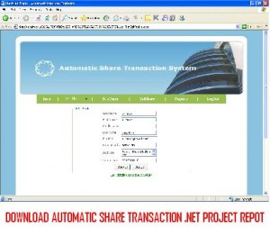 Automatic-share-transaction-Net-application