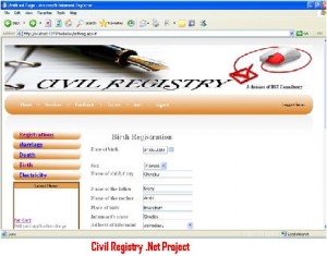 Civil-Registry -Net-Project