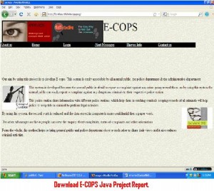 Download-E--COPS-Java-Project-Report.