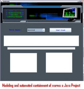 Modeling-and-automated-containment-of-worms-a-Java-Project