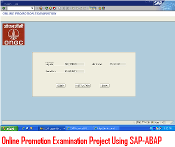 Online-Promotion-Examination-Project-Using-SAP-ABAP