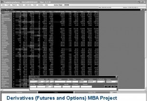 Derivatives (Futures and Options) MBA Project