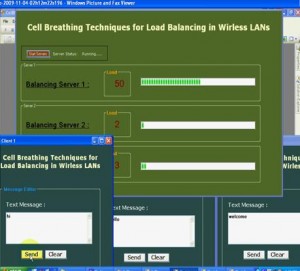 Cell Breathing Techniques for Load Balancing in Wireless LANs