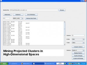 Mining Projected Clusters in High-Dimensional Spaces