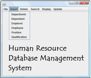 Human Resource Database Management