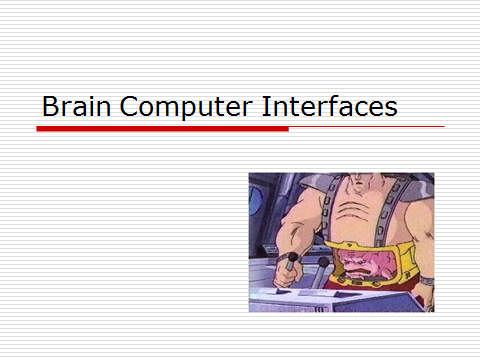 brain computer interface seminar