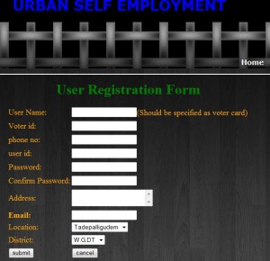 Self Employment System Project
