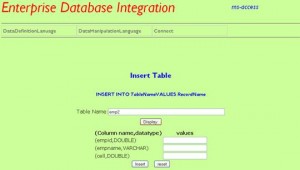 Enterprise Database Integration