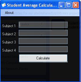 Calculating average Marks