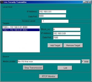 Online Video Transceiver Using RTP Project