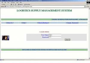 Logistics Supply Management System Project