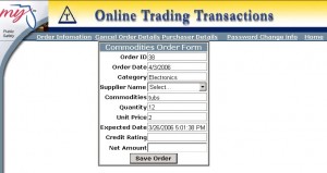 Online Trading Transactions 