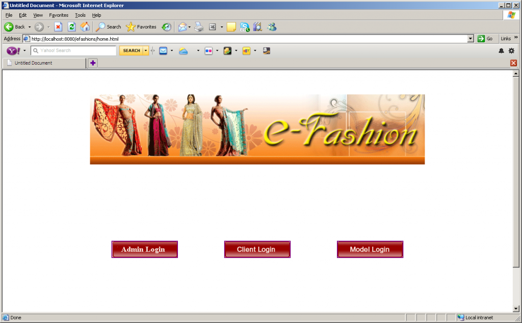 E Fashions Java Project