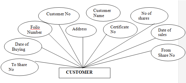 Entity Diagram for Customer