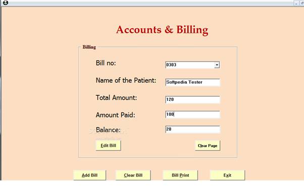 Accounts and Billing