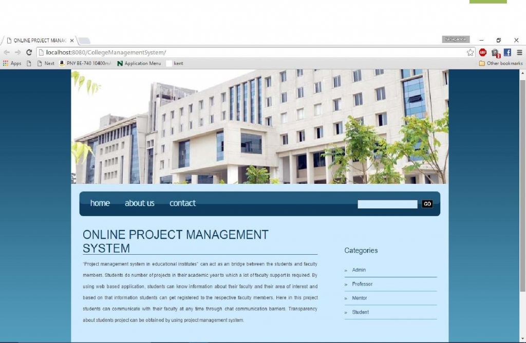 Online Project Management System