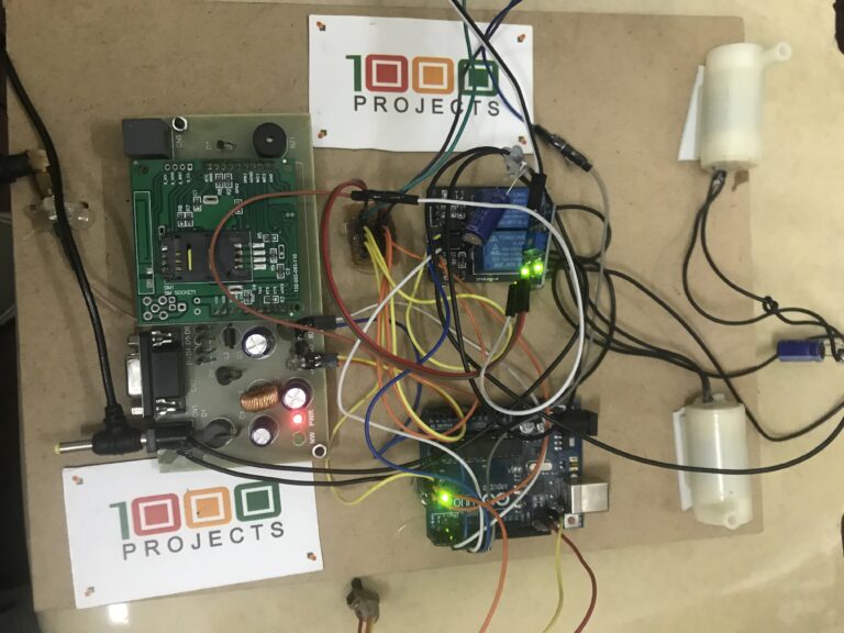 Automating the Irrigation Process by Analyzing the Soil & Weather ... Circuit Diagram