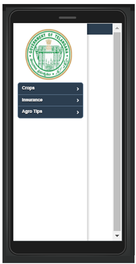 App Home Screen of Farmers Assistance App